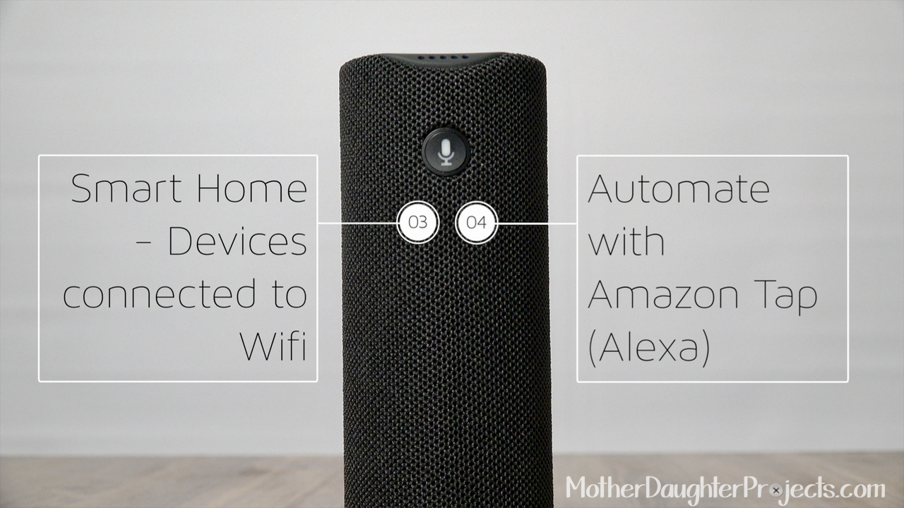 Learn how to use Amazon tap to control Home Automation and more. Also, learn to connect an Echo Dot to Tap for hands-free voice control with Alexa.