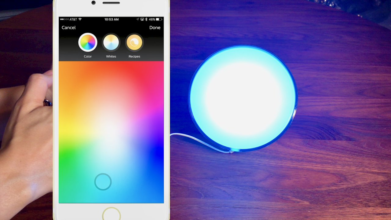 Install Philips Hue Go Smart Light - Mother Daughter Projects