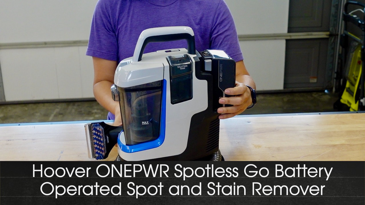 The Hoover ONEPWR spotless Go is great for surface messes that you are able to clean up right away.