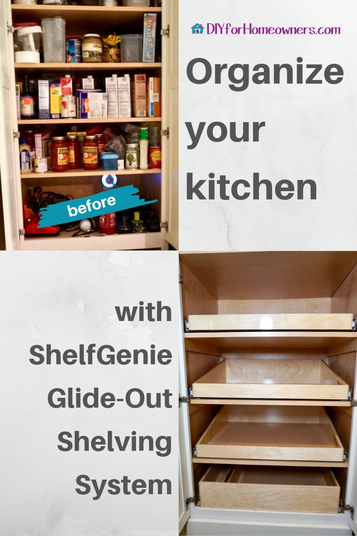 Kitchen Shelves, ShelfGenie