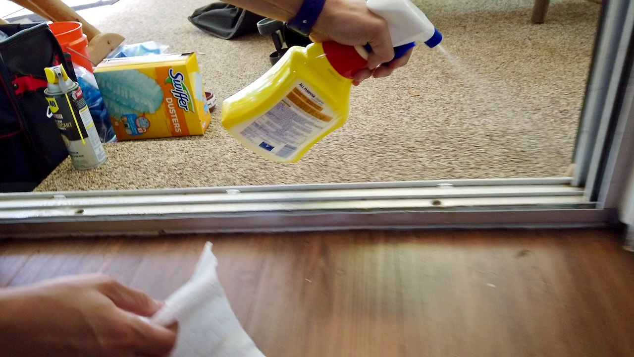 How to Clean Sliding Glass Door Tracks