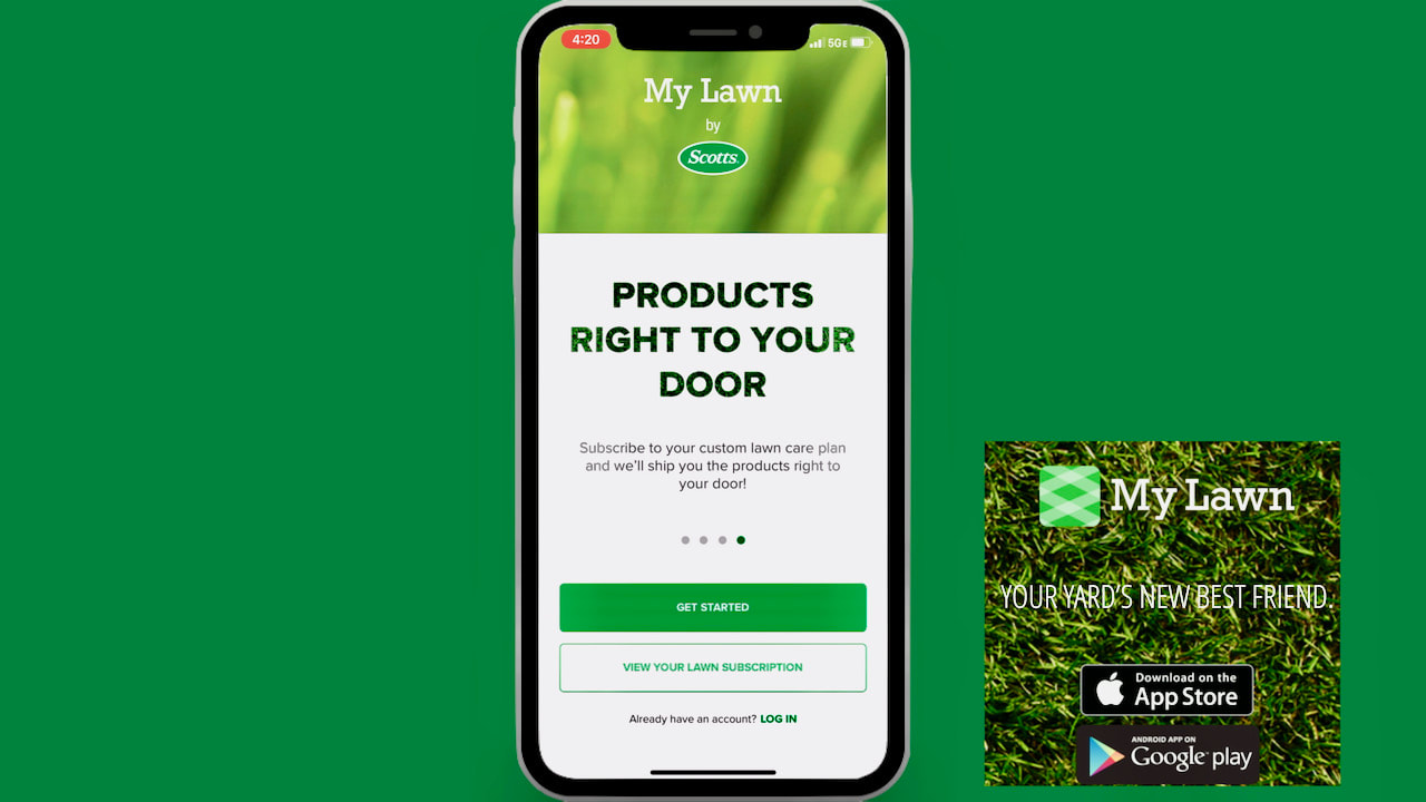 Use the Scotts My Lawn app to determine how much Turf builder and Ultra Feed you will need.