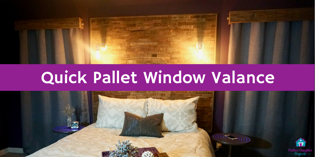 Learn how to make a window valance for any curtain. Perfect for a rustic feel.