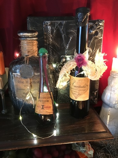 Harry Potter Style Potion Bottles & Wand - Mother Daughter Projects